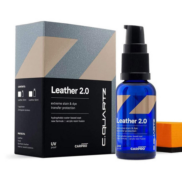 CarPro C.QUARTZ Leather 2.0 Leather Coating – Detailing World Memphis